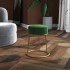 Hocker redondo verde