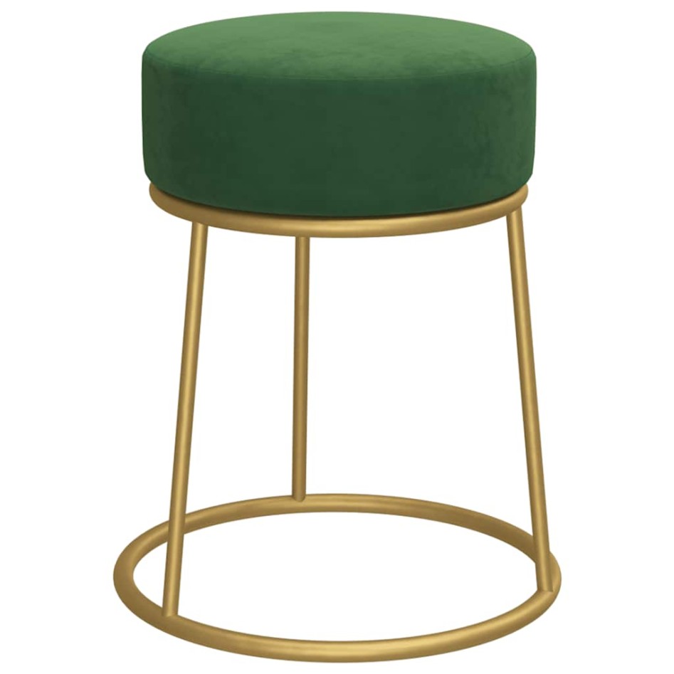 Hocker redondo verde