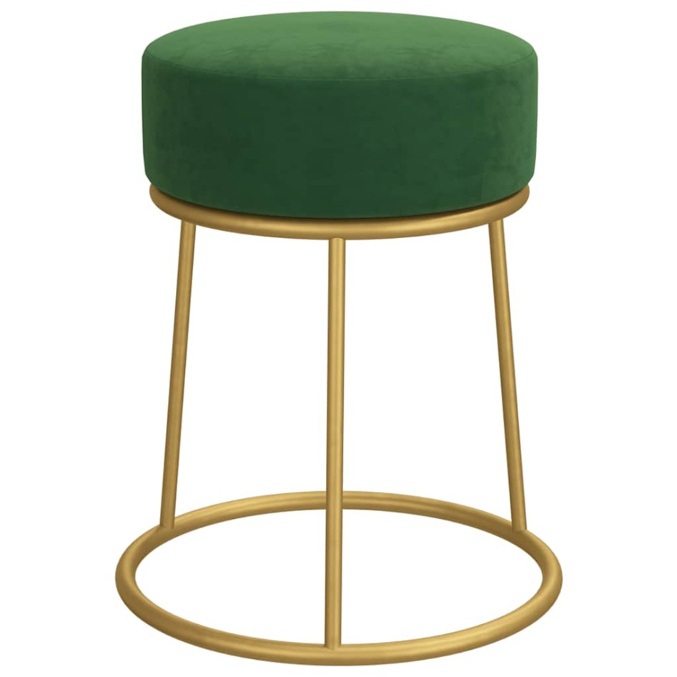 Hocker redondo verde