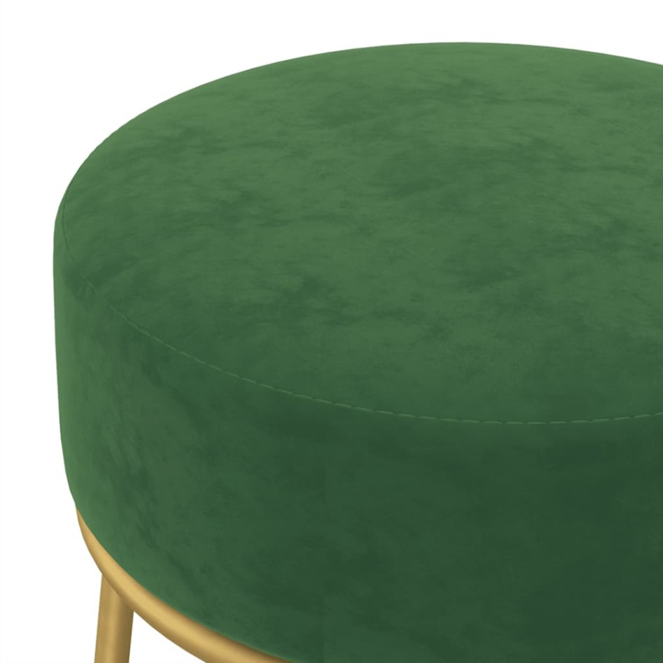 Hocker redondo verde