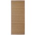 Alfombra rectangular de bambú marrón 80 x 200