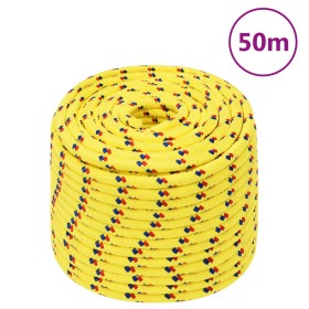 Cuerda de barco polipropileno amarillo 12 mm 50