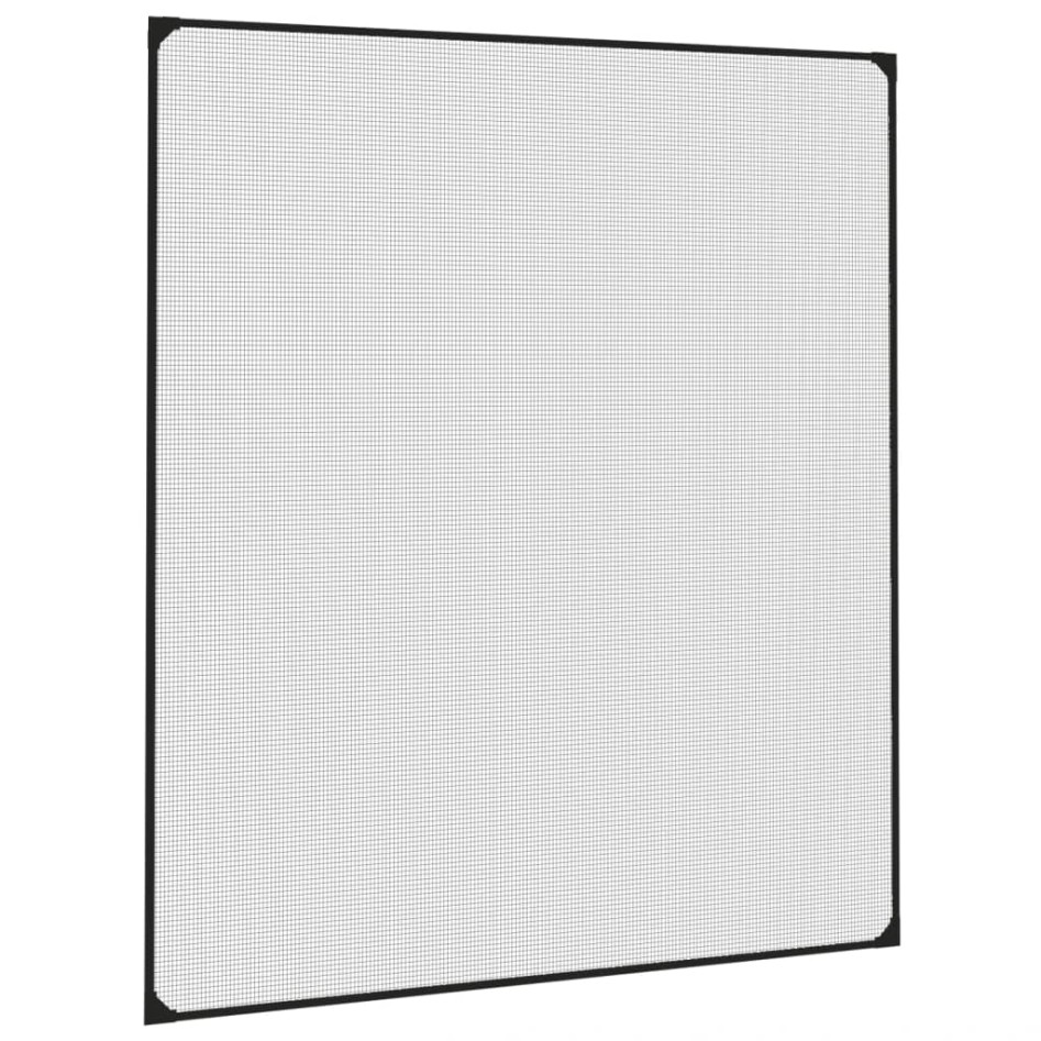 Mosquitera magnética para ventanas gris antracita 130x150