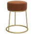Hocker redondo marrón