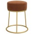 Hocker redondo marrón
