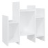Armario auxiliar de madera contrachapada blanco 60x26x60