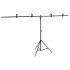 Soporte para fondos en forma de T negro 201x60x(70-200)