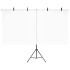 Soporte para fondos en forma de T negro 201x60x(70-200)