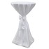 2 manteles blancos de 80 cm con