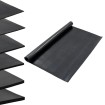 Alfombrilla de goma antideslizante lisa 1,2x2 m 3 mm