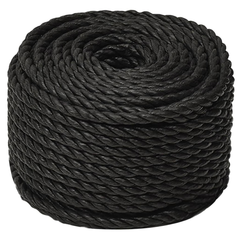 Cuerda de trabajo polipropileno negro 20 mm 25