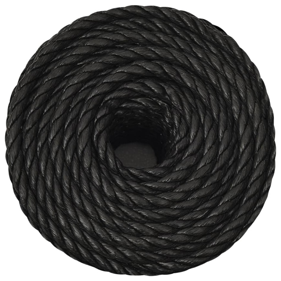 Cuerda de trabajo polipropileno negro 20 mm 25