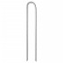 Clavijas de tienda forma U 12 uds acero galvanizado 37 cm