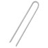 Clavijas de tienda forma U 12 uds acero galvanizado 37 cm