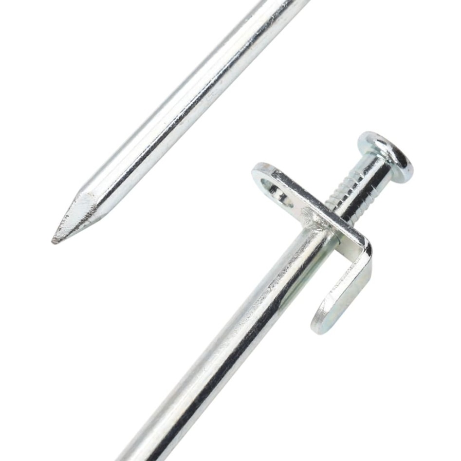 Clavijas para tienda 24 uds acero galvanizado 30 cm 8