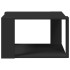 Mesa de centro madera de ingeniería negra 51,5x51,5x30