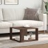 Mesa de centro madera ingeniería marrón roble 51,5x51,5x30