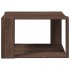 Mesa de centro madera ingeniería marrón roble 51,5x51,5x30