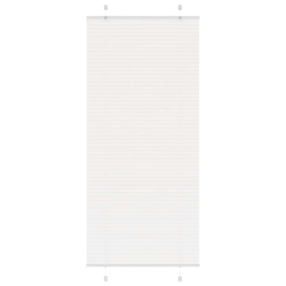 Estor Plisado blanco 85x200 cm Tela Ancho 84,4 cm