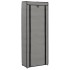 Mueble zapatero de tela con funda gris 57x29x162