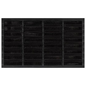 Felpudo rectangular de goma y fibra de coco 45x75