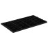 Felpudo rectangular de goma y fibra de coco 45x75