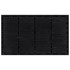 Felpudo rectangular de goma y fibra de coco 45x75