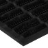 Felpudo rectangular de goma y fibra de coco 45x75