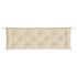 Cojín de banco de jardín tela Oxford beige 150x50x7