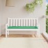 Cojín de banco de jardín tela Oxford verde 150x50x7