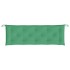 Cojín de banco de jardín tela Oxford verde 150x50x7