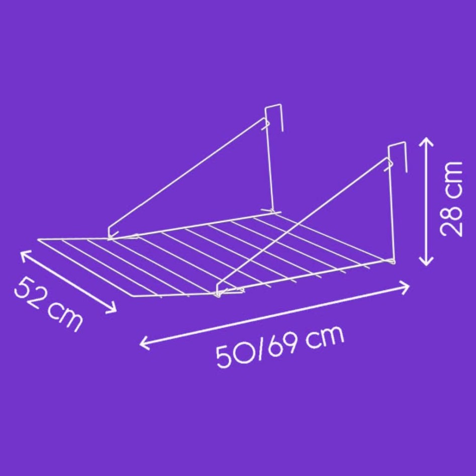 Tomado Tendedero colgante Breda negro 7