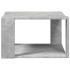 Mesa de centro madera ingeniería gris hormigón 51,5x51,5x30