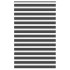 Estor cebra negro 145x200 cm tejido ancho 140,9 cm