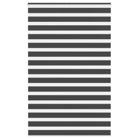 Estor cebra negro 145x200 cm tejido ancho 140,9 cm