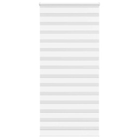 Estor cebra blanco 95x200 cm tejido ancho 90,9 cm