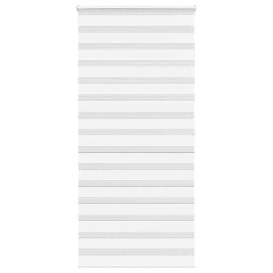 Estor cebra blanco 95x200 cm tejido ancho 90,9 cm