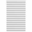 Estor cebra gris claro 140x230cm tejido ancho 135,9cm poliéster
