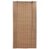 Persianas enrollables de bambú marrón 140x160