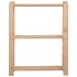 Estantería de 3 niveles madera pino maciza 60x28,5x90
