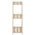 Estantería de 3 niveles madera pino maciza 60x28,5x90