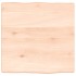 Tablero de mesa madera maciza borde natural 40x40x(2-4)