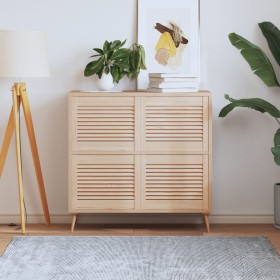 Puerta de armario de lamas 4 uds madera de pino 39,5x49,4