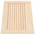 Puerta de armario de lamas 4 uds madera de pino 39,5x49,4