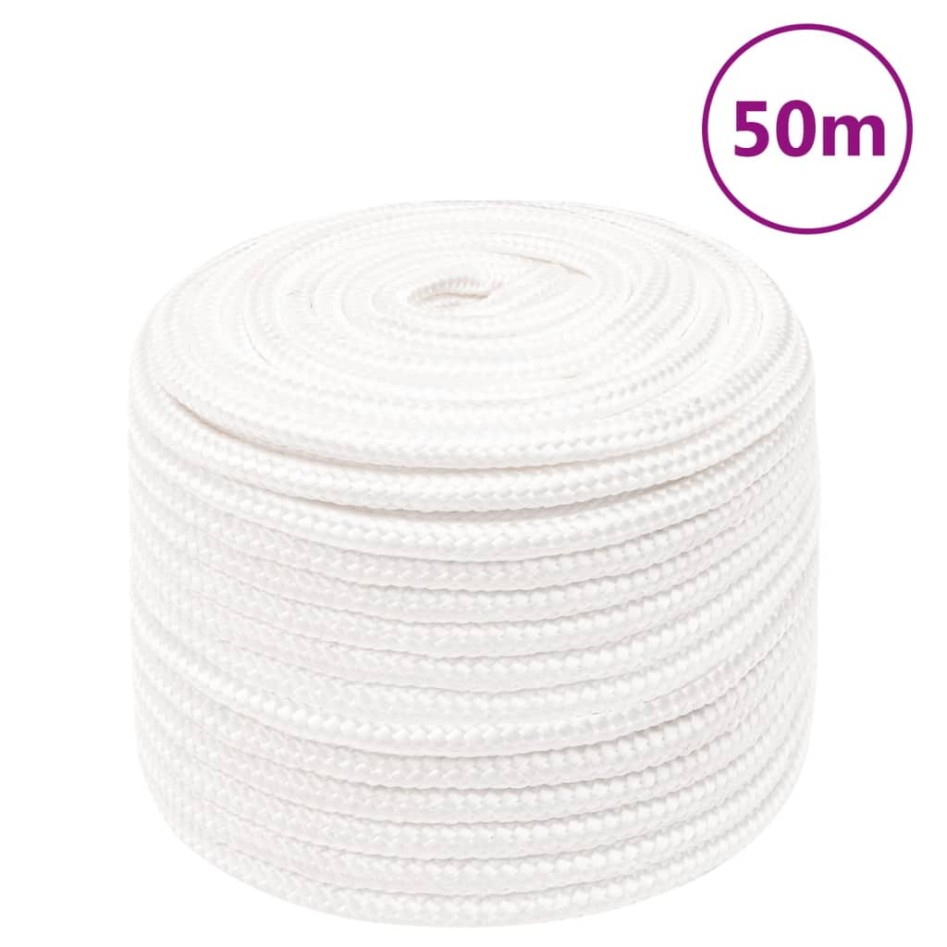Cuerda de barco polipropileno blanco intenso 12 mm 50