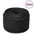 Cuerda de trabajo polipropileno negro 24 mm 25