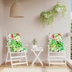 Cojines de silla de respaldo bajo 2 uds tela Oxford multicolor