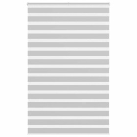 Estor cebra gris claro 150x200cm tejido ancho 145,9cm