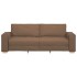 Sofá VidaXL Gris Claro de 59 cm de Tela Marrón Tela y Madera