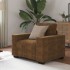 Marrón Poliéster Mediano Para Muchos Sillón